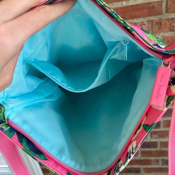 Vera Bradley Crossbody Hot Pink Floral Bag - Picture 5 of 9